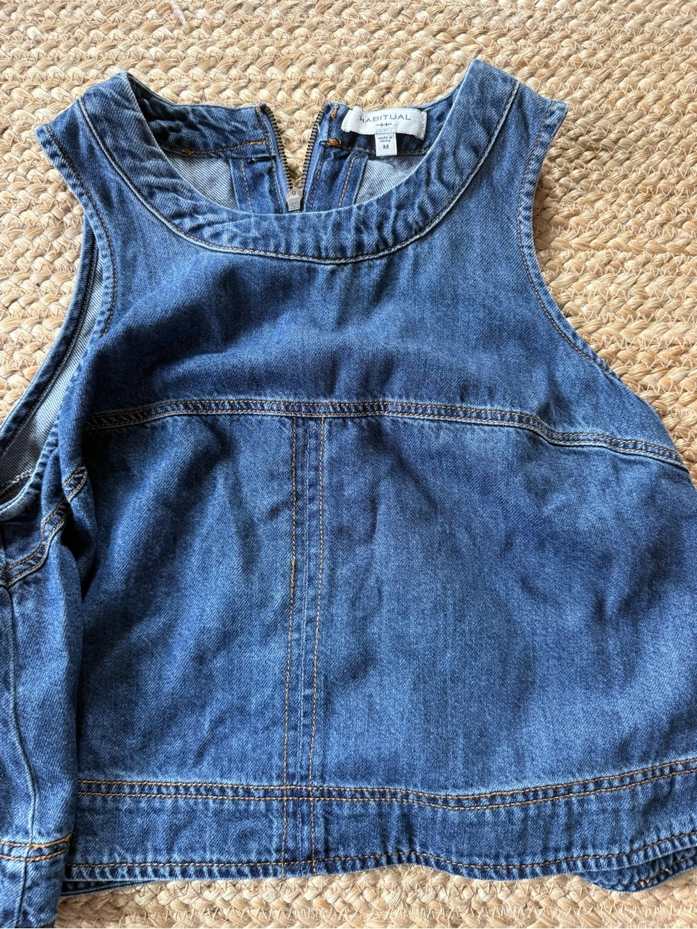 Habitual Denim women  One-Piece shirt cropped  - Blue